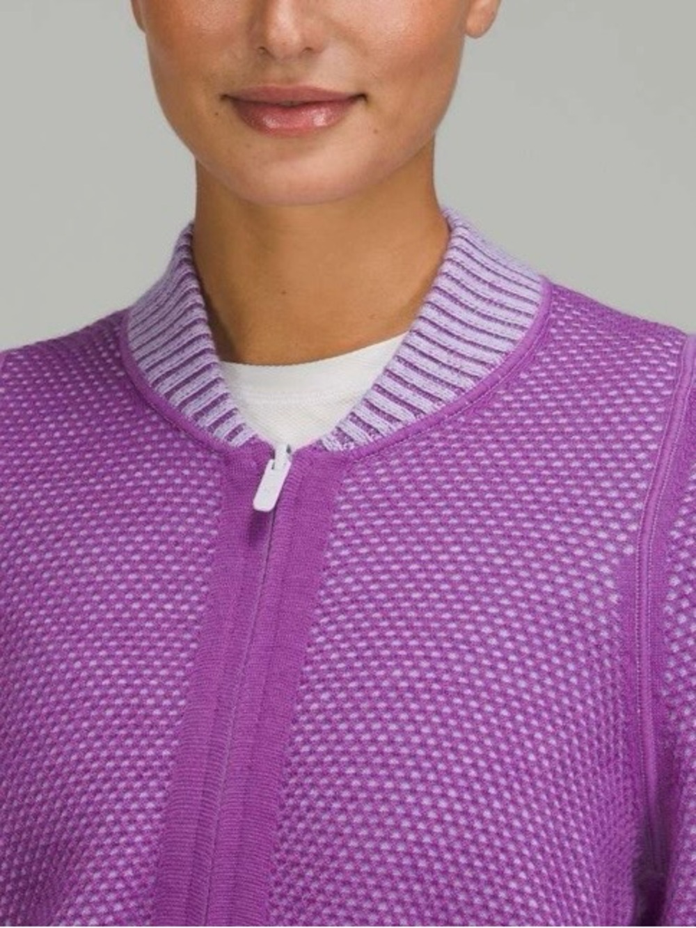 Lululemon Reversible Double knit Sweater Sz 8 - Picture 3 of 8